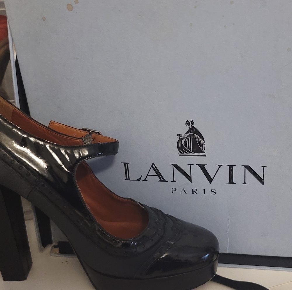 Lanvin Mary Jane Platforms